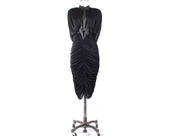 vanna white black dress