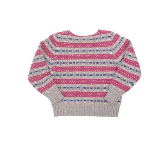 Vintage 80s Sweater - 80s Wool Sweater - 80s Skyr