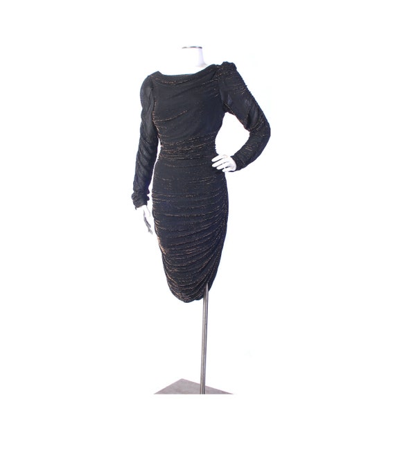 Vintage 80s Coffin Dress - 80s Party Dress - 80s P