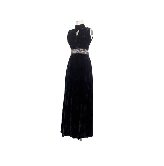 vintage 70s evening dress