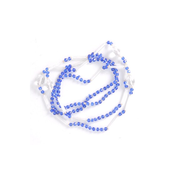 Vintage 20s Necklace - 20s Glass Necklace - Glass