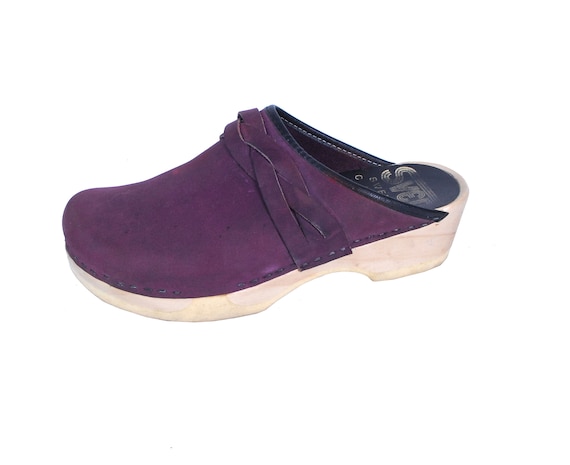 Vintage Sven Clogs - Sven Purple Clogs - Vintage S
