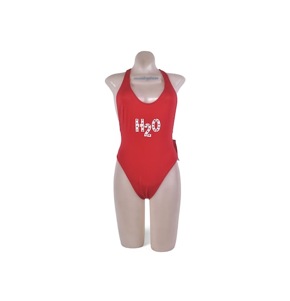 Vintage 80s Swimsuit - 80s Bathing Suit - High Cut