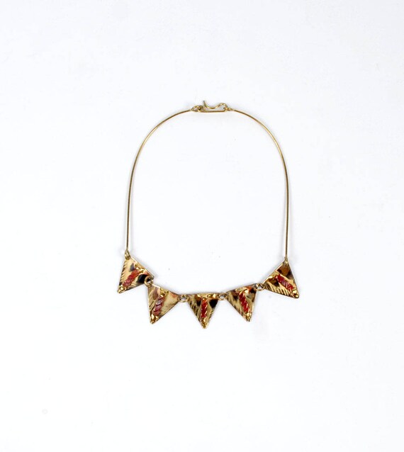 Vintage 70s Choker - Vintage 70s Necklace - 70s Br