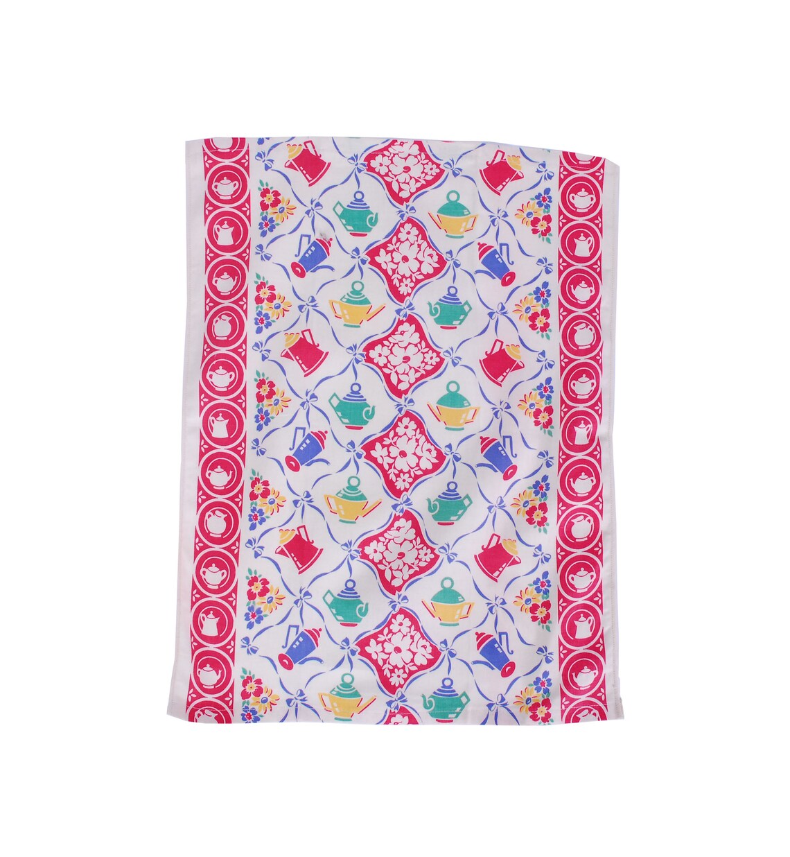 Vintage 40s Tea Towel 40s Hand Towel 40s Novelty Print Etsy