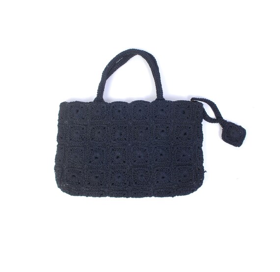 Vintage 40s Purse - 40s Gimp Purse - 40s Corde Pur