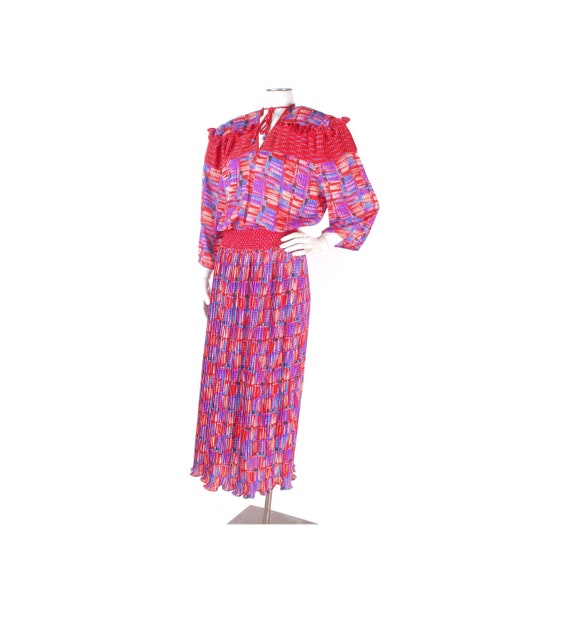 Vintage 70s Dress - Susan Freis Dress - Boho Dress