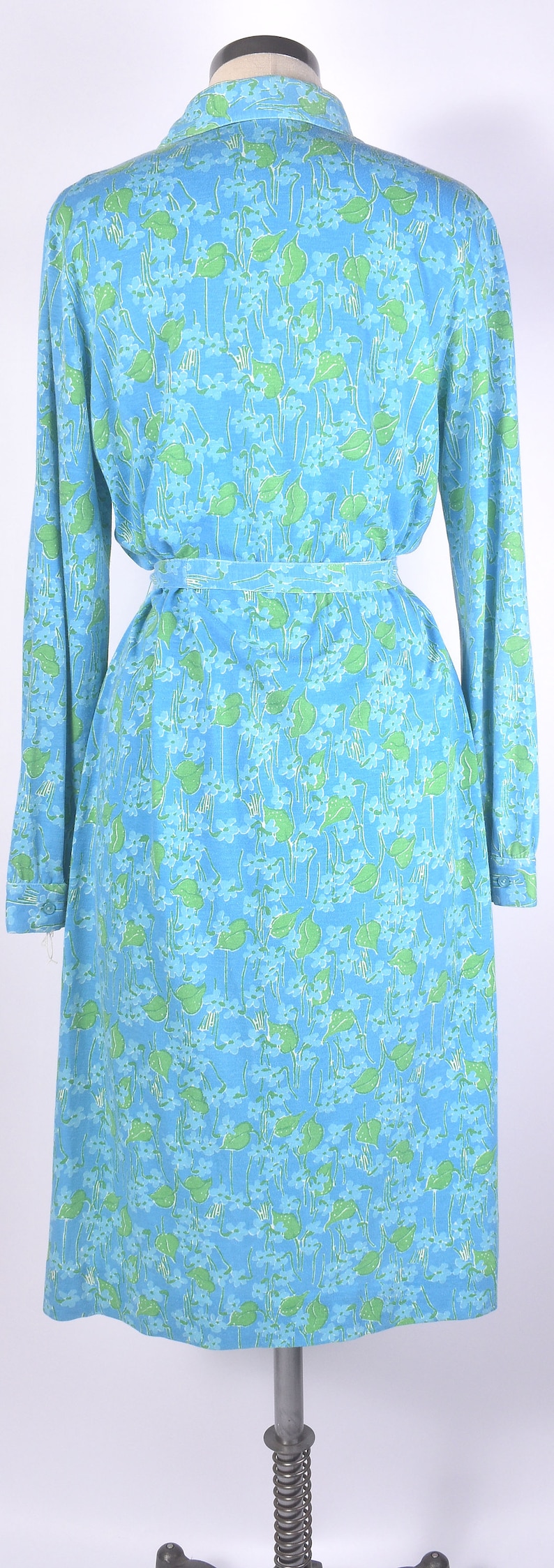 Vintage 70s Dress 70s Lilly Pulitzer Dress 70s Shirtwaist Dress Vintage Lilly Pulitzer 70s Floral Dress Large Lilly Pulitzer VFG image 9