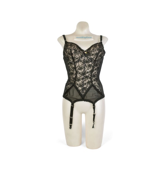 Vintage 50s Girdle - 50s Merry Widow - 50s Corset… - image 1