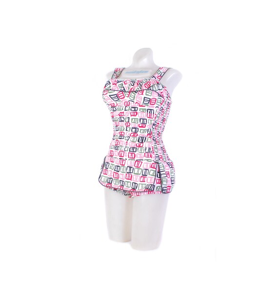 Vintage 50s Swimsuit - 50s Bathing Suit - 50s Pinu