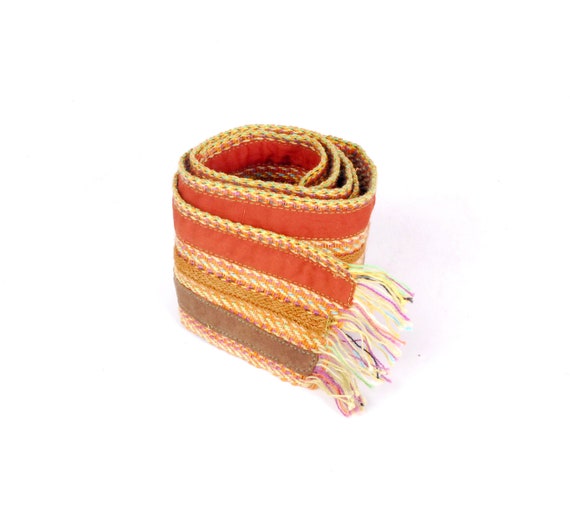 Vintage 70s Belt - 70s Woven Belt - 70s Boho Belt