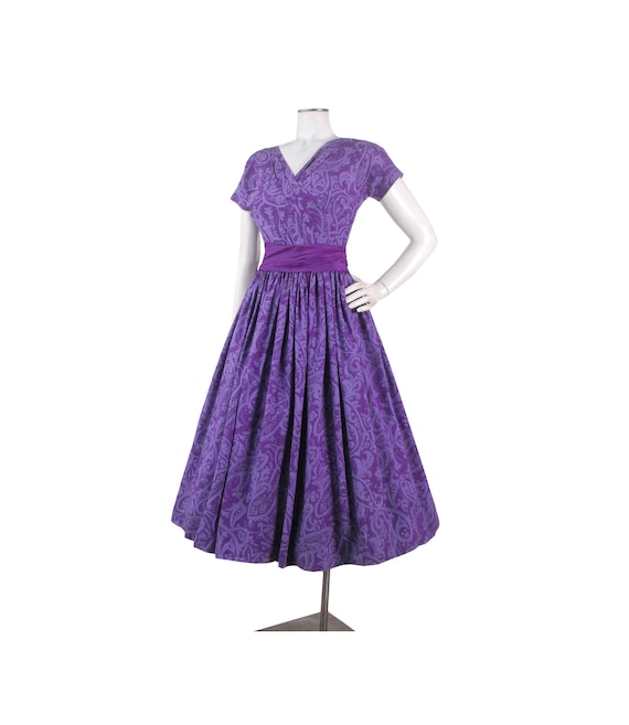Vintage 50s Dress - 50s Party Dress - 50s Full Ski