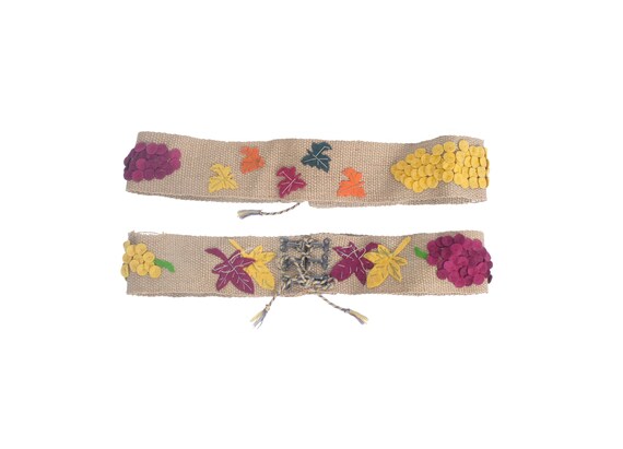 Vintage 40s Belt - 40s Wide Belt - 40s Corset Belt