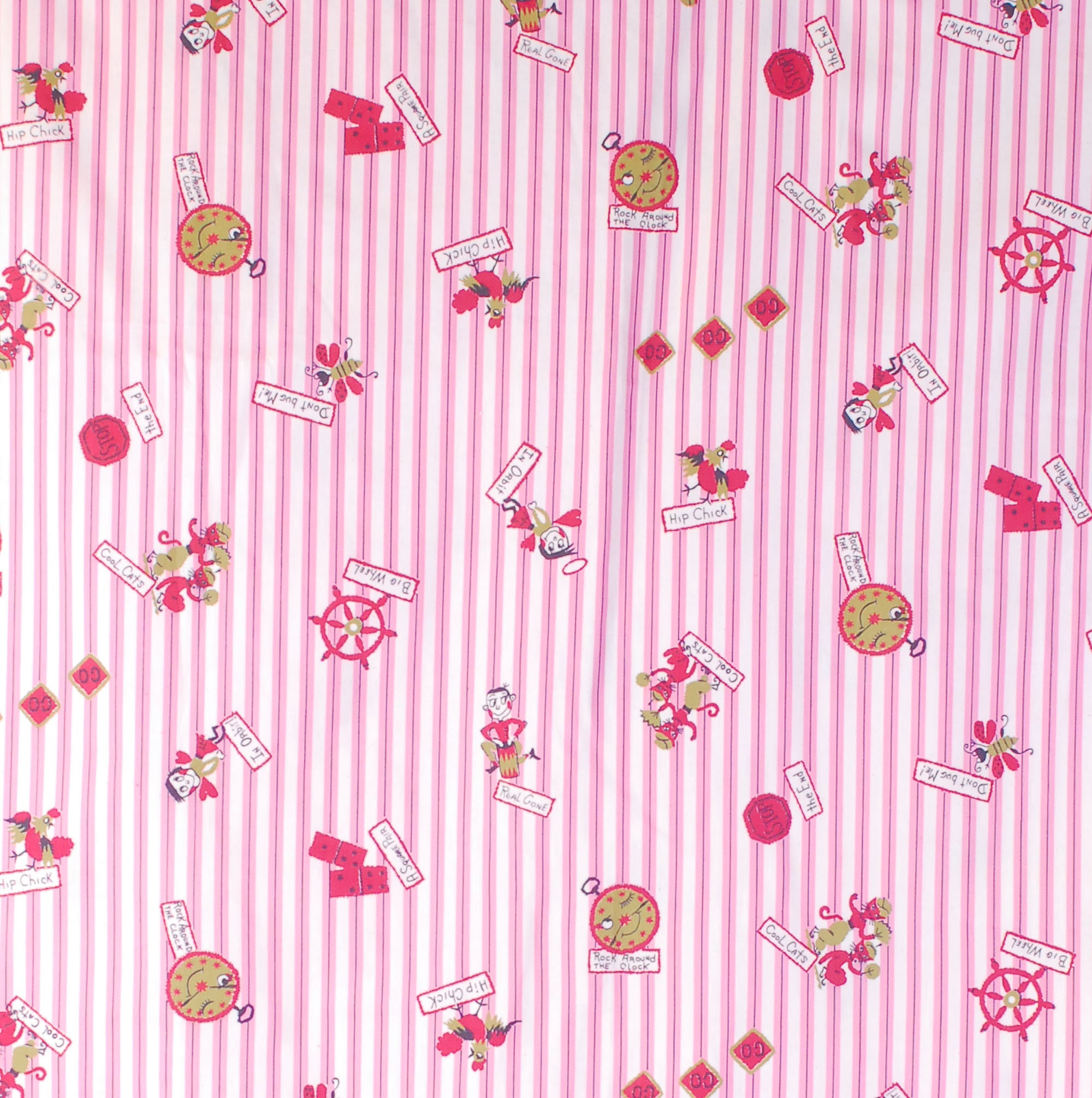 Vintage Fabric 50s Fabric 50s Novelty Print Fabric 50s Etsy