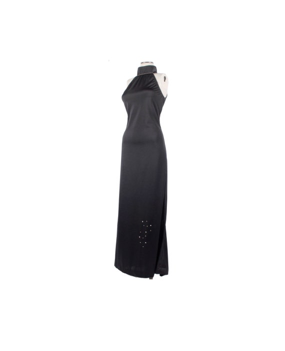 Vintage 70s Dress - 70s Gown - 70s Halter Dress -