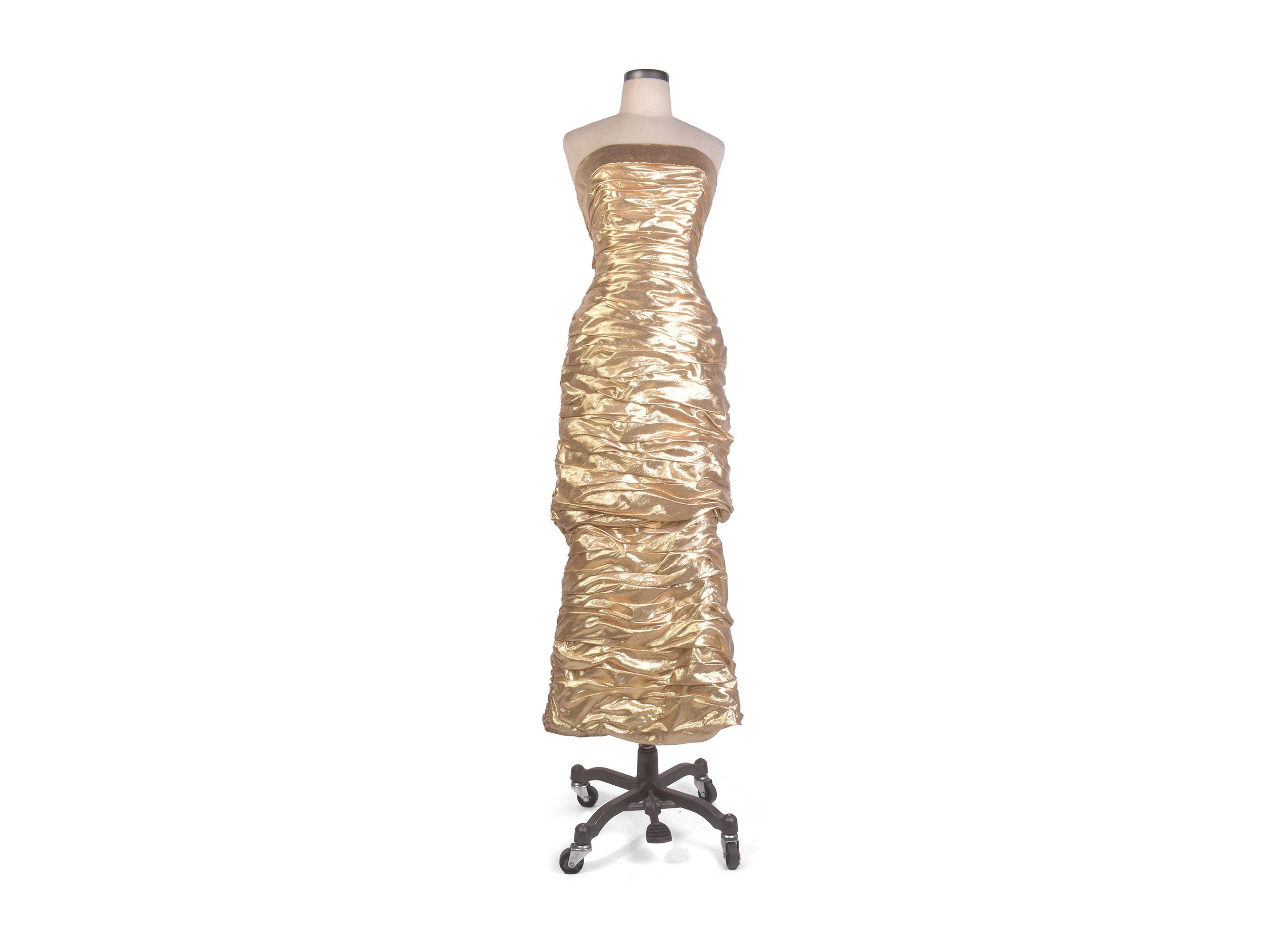 Gold Fishtail Dress Women - Etsy