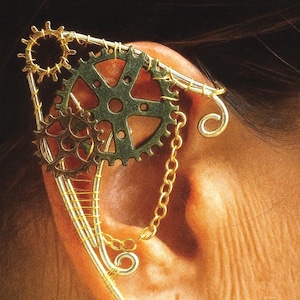 Steampunk Elf Cuffs – Adjustable Elven Ear Jewelry – One Size Fits All – Cosplay, Festival & Renaissance Accessories