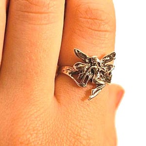 Fairy Ring – .925 Sterling Silver – Mystical & Renaissance Jewelry – Fantasy, Festival and Boho Accessory