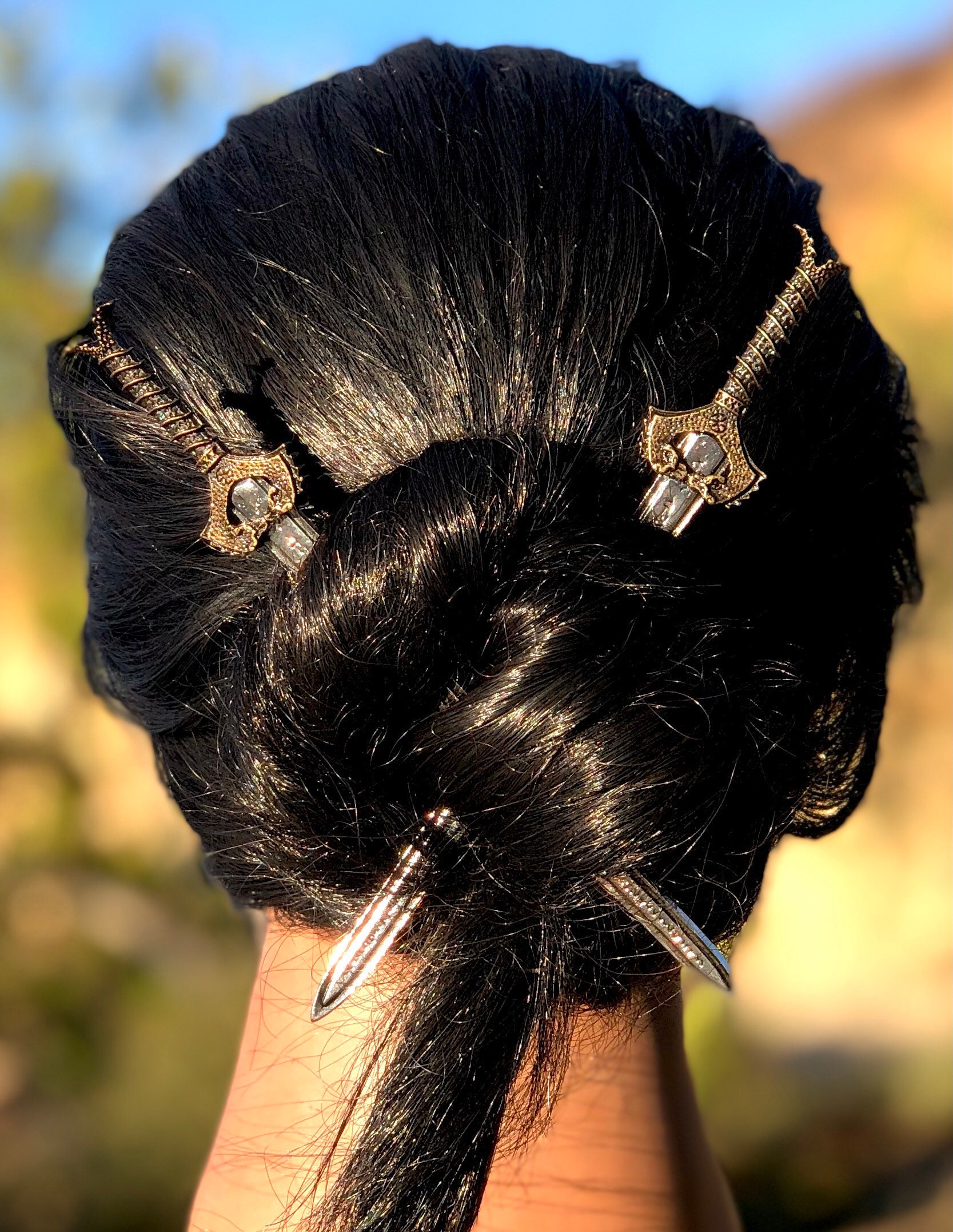 Hair Bun Decoration - Etsy Hair Bun Decoration - Etsy