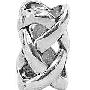 Open Weave Hair Bead – Silver, Copper or Gold – Viking, Celtic & Boho Braid Jewelry for Hair, Beard and Dreadlocks