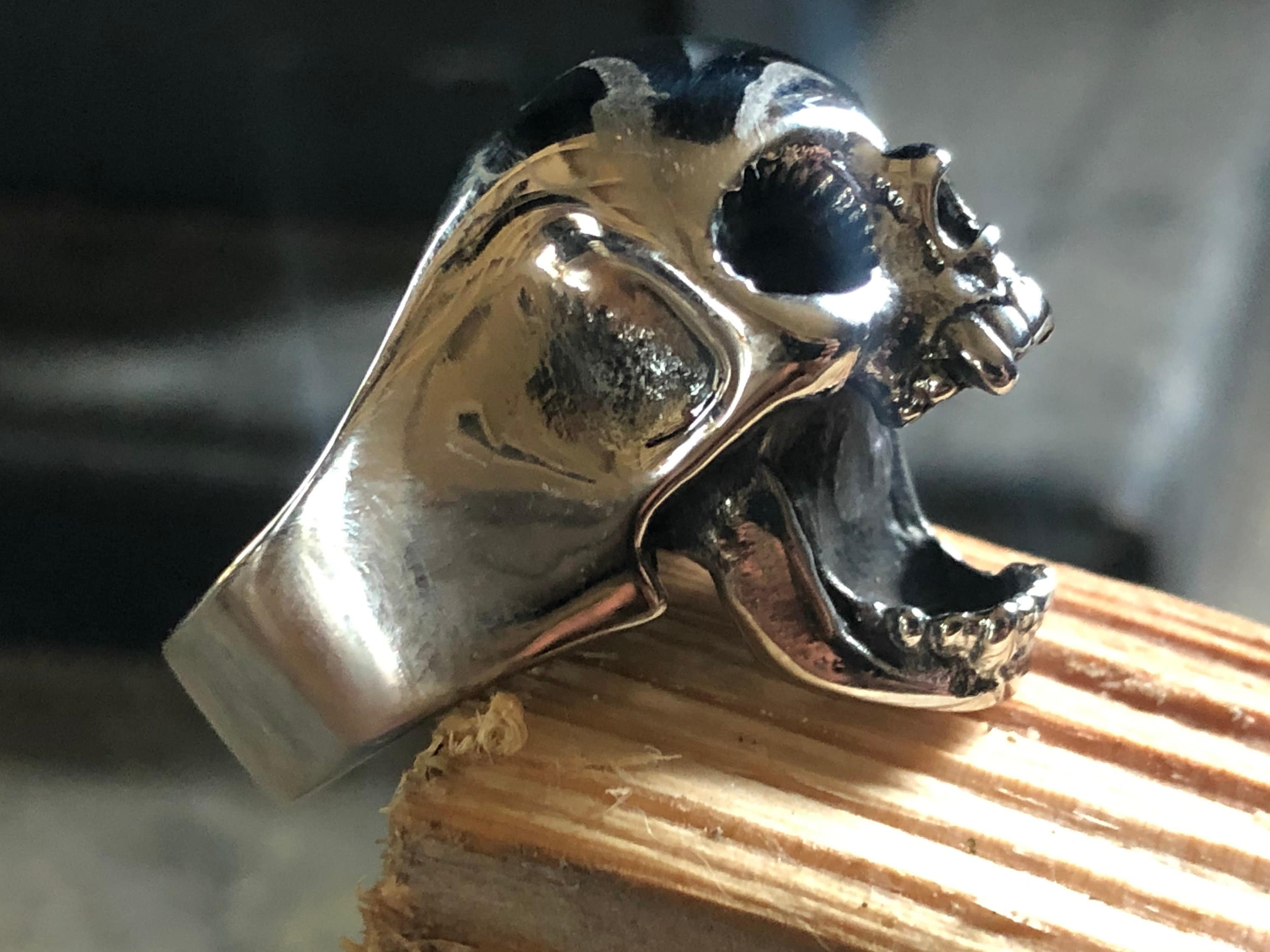 Skull bottle opener ring sale