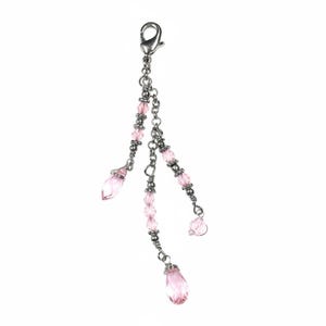 Schmetterling Pferdeschwanz-Halter - Silber oder Gold Perlenanhänger Boho Festival Haarrüstung aus mittelalterlichem Metall Pink