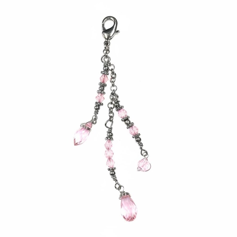 Schmetterling Pferdeschwanz-Halter - Silber oder Gold Perlenanhänger Boho Festival Haarrüstung aus mittelalterlichem Metall Pink