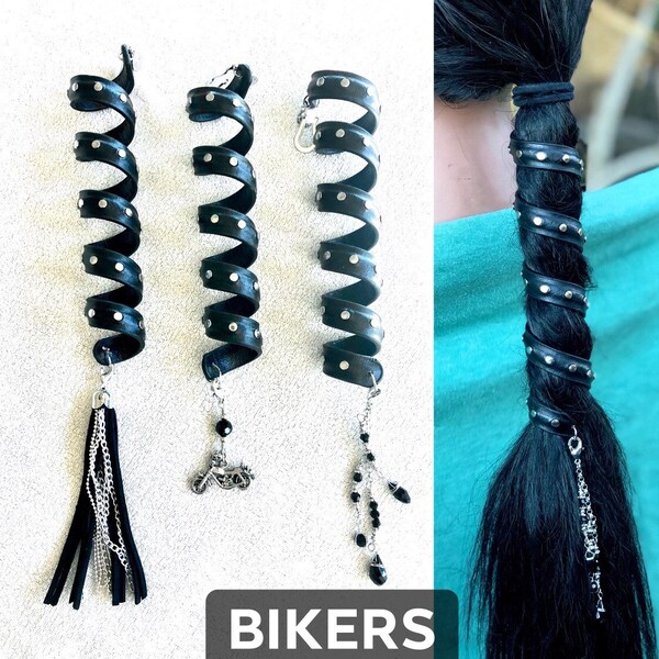 Leather Hair Wrap Etsy