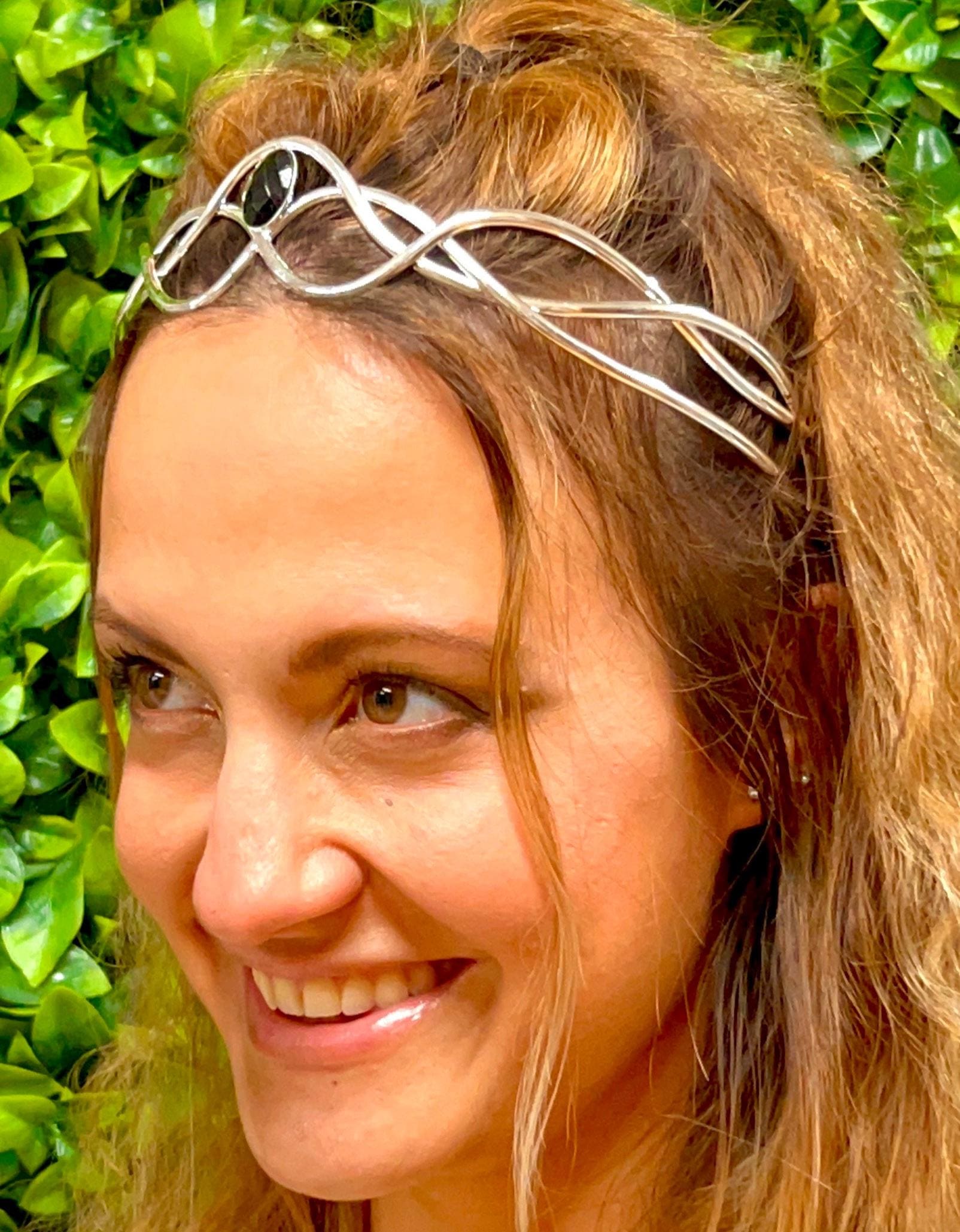 celtic braided tiara crown silver Amazon.com: CoTeeZa Medieval Handmade Viking Crown Celtic  main image 3