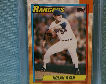 Nolan Ryan 1990 Topps baseball card #1