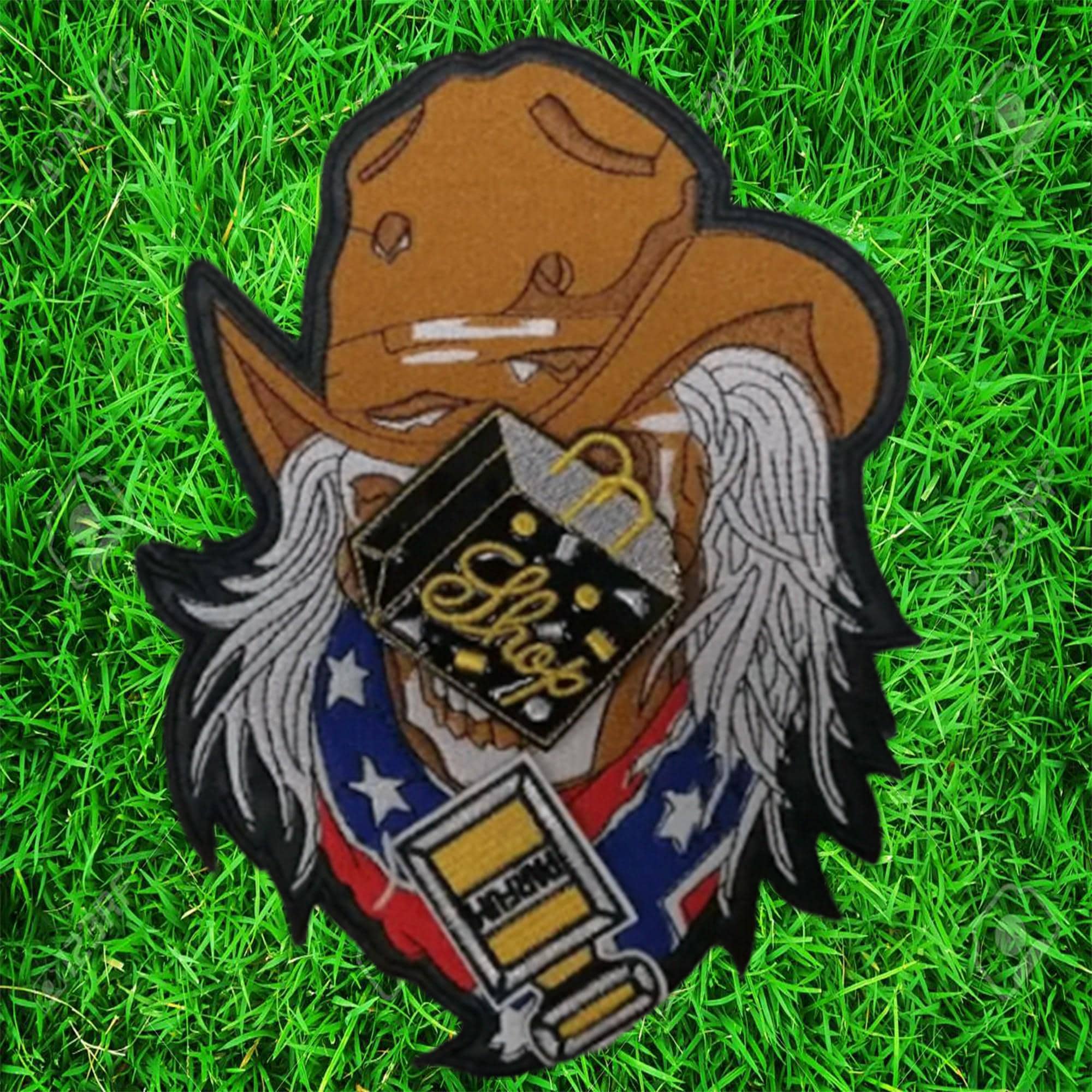 CUSTOM Embroidered Rocker Patch up to 14 quot Personalized Rocker