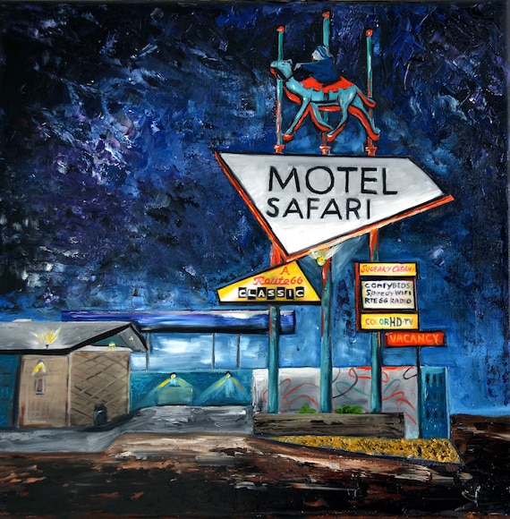 Route 66 Painting Prints, Artist Signed, Rt66, Original Art, 8