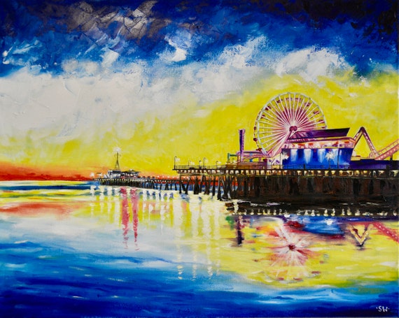 Route 66 Painting Prints, Artist Signed, Rt66, Original Art, 8