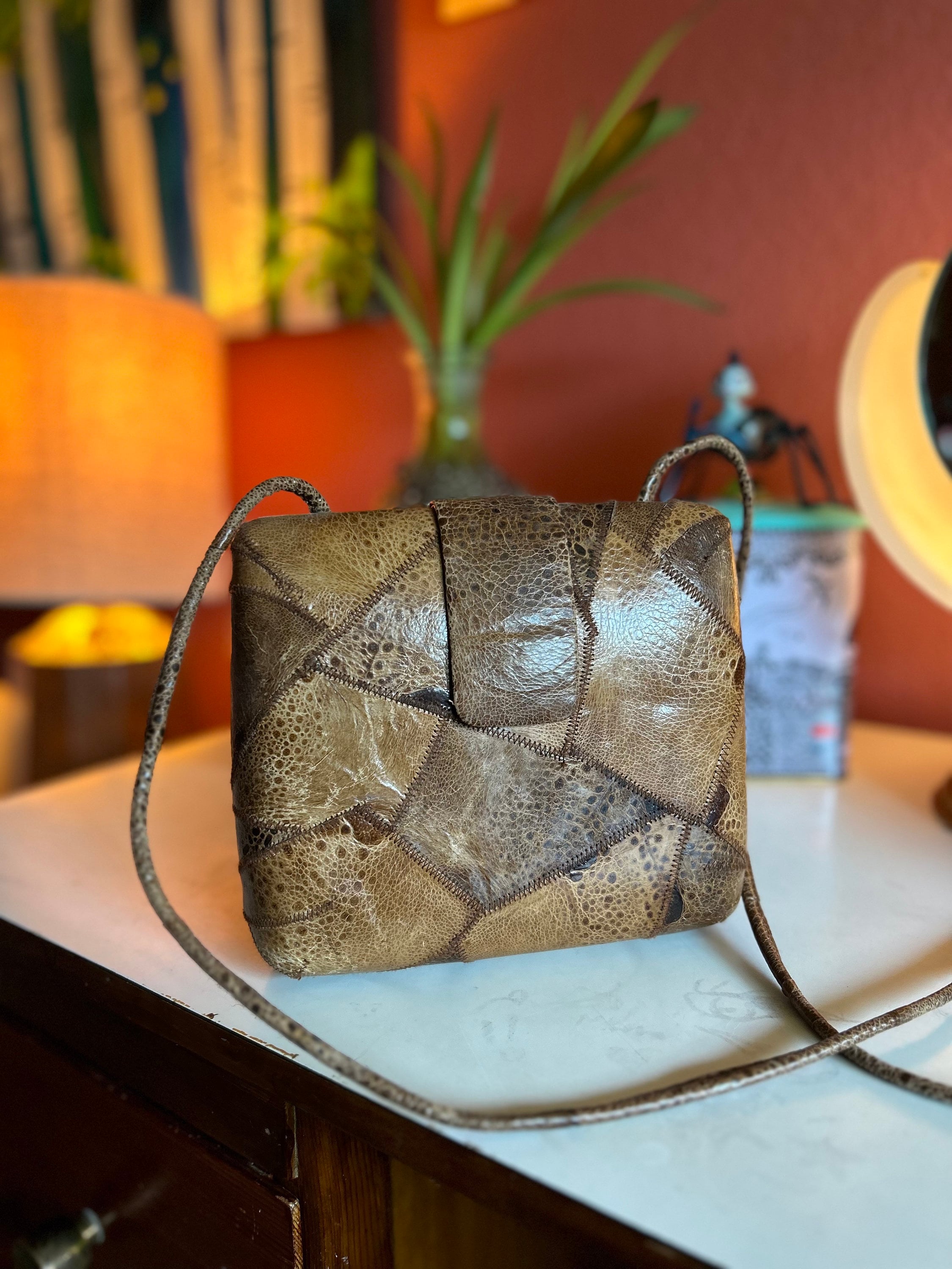 Frog Skin Handbag Etsy