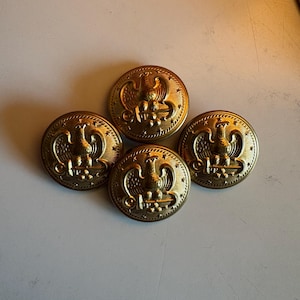 1941 Navy Buttons set of 4