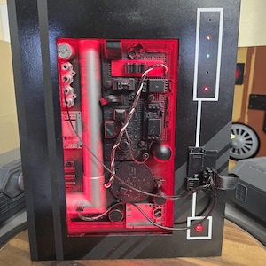 Star Wars inspired Imperial Control Panel Prop | Sith Lord Desk Decor | Galactic Empire Display | Sci-Fi Fan Gift