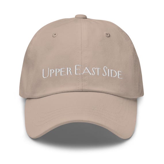 Upper East Side Hat: NYC UES Cotton Twill Baseball Cap