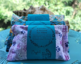 Lavender and flax seed eye mask - large