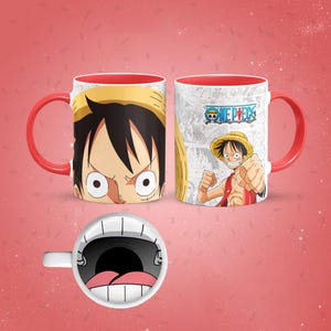 Funny Cartoon Mouth Mug Wraps Bundle Vol.2 | Cute Character Sublimation Templates | 11oz Cup PNGs | Instant Download image 5