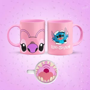 Funny Cartoon Mouth Mug Wraps Bundle Vol.2 | Cute Character Sublimation Templates | 11oz Cup PNGs | Instant Download image 14
