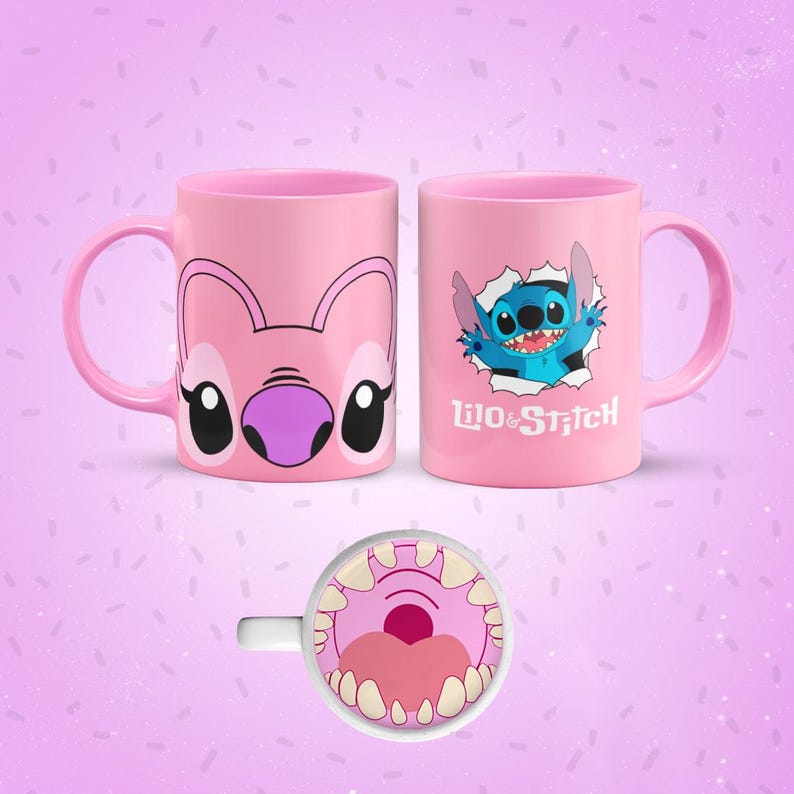 Funny Cartoon Mouth Mug Wraps Bundle Vol.2 | Cute Character Sublimation Templates | 11oz Cup PNGs | Instant Download image 14