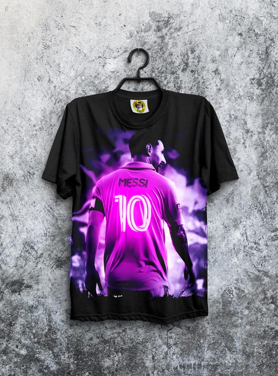 Legendary Messi GOAT Football T-Shirt Template Bundle | DTF Halftone Sublimation PNG Designs for Soccer Fans | Instant Digital Download