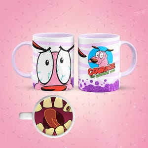 Funny Cartoon Mouth Mug Wraps Bundle Vol.2 | Cute Character Sublimation Templates | 11oz Cup PNGs | Instant Download image 7