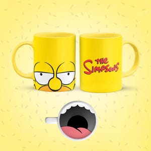 Funny Cartoon Mouth Mug Wraps Bundle Vol.2 | Cute Character Sublimation Templates | 11oz Cup PNGs | Instant Download image 3
