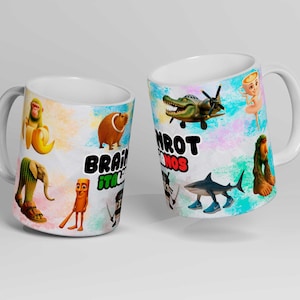 Italian Brainrot Mug Wrap Sublimation Bundle | 11oz Cup Wraps | DIY Mug Templates | Commercial Use | Instant Download