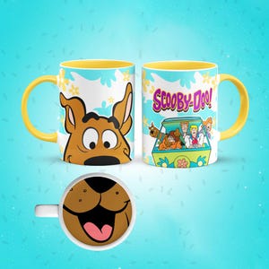 Funny Cartoon Mouth Mug Wraps Bundle Vol.2 | Cute Character Sublimation Templates | 11oz Cup PNGs | Instant Download image 19