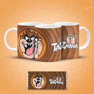 Funny Cartoon Mouth Mug Wraps Bundle Vol.2 | Cute Character Sublimation Templates | 11oz Cup PNGs | Instant Download image 17