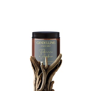 Handmade Soy Candle – Exclusive Series | 250 ml Wood Wick | Milk Vanilla, Amber Noir, Rose Patchouli, Tobacco Amber