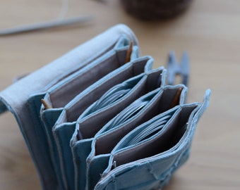 Unique one of a kind circular knitting needle case Personalized Gift 4 Knitter GiftWrapped