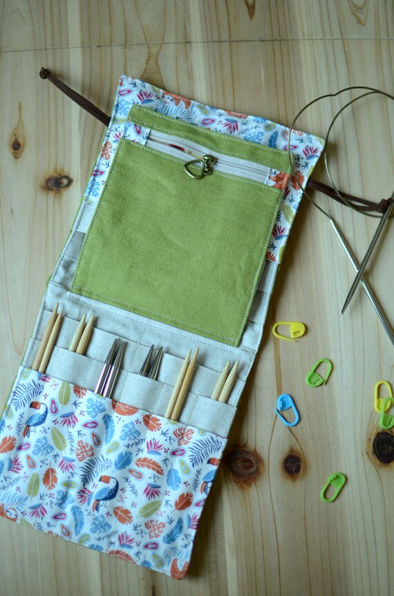 Interchangeable Knitting Needle Storage/ Customizable Pockets and Sizes/  Unique Gift for Knitters Personalized Gift 4 Knitter Giftwrapped 